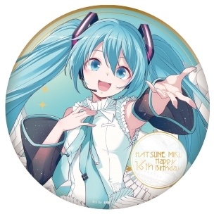 国内発送】 チリ 憂 缶バッジ パパパ・パーティー 10周年 初音ミク 