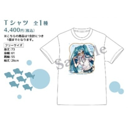 ピアプロキャラクターズ フェア記念Tシャツ 白 フリーサイズ ピアプロキャラクターズ フェア記念Tシャツ 白 フリーサイズ
